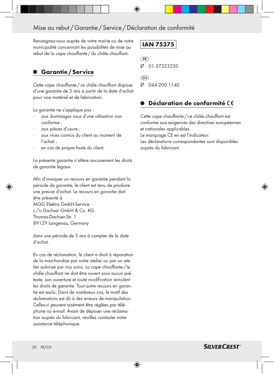 Silvercrest SWC 100 A1 User Manual | Page 19 / 44