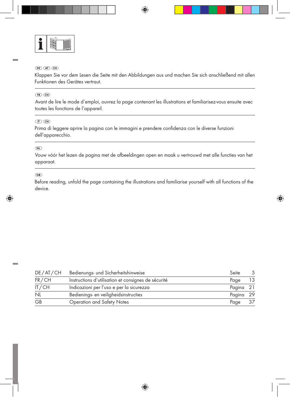 Silvercrest SWC 100 A1 User Manual | Page 2 / 44