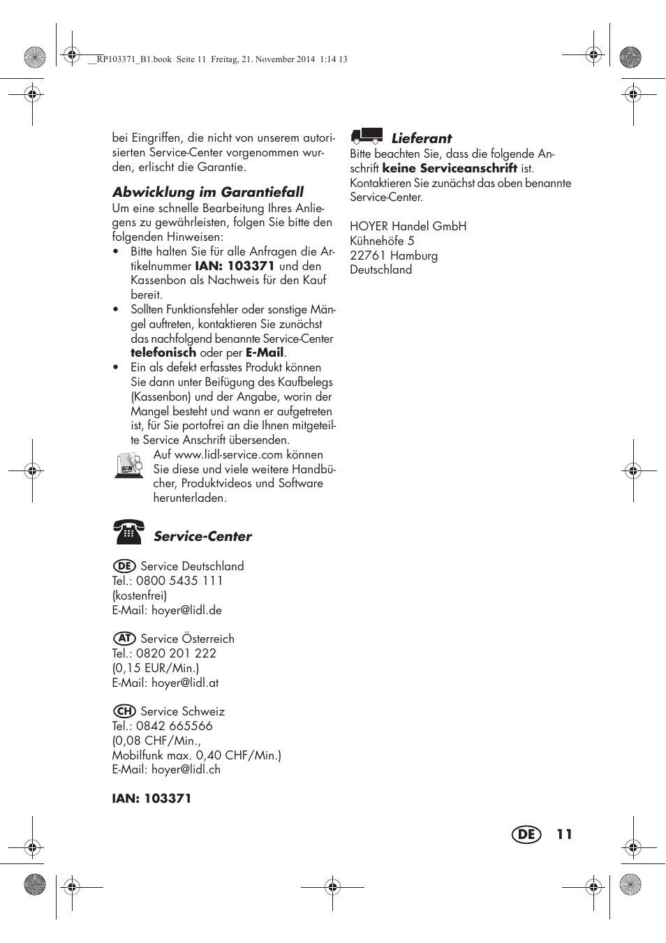 Silvercrest SSM 175 B2 User Manual | Page 13 / 46