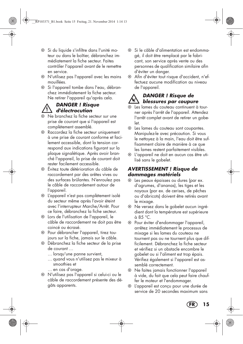 Silvercrest SSM 175 B2 User Manual | Page 17 / 46