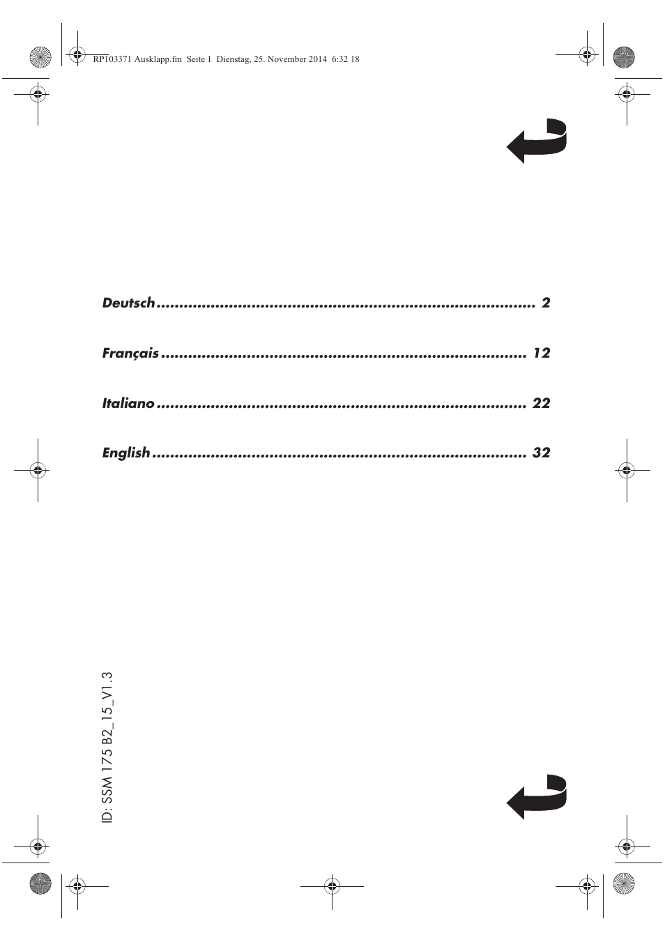 Silvercrest SSM 175 B2 User Manual | Page 2 / 46