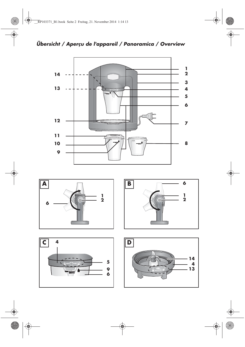 Silvercrest SSM 175 B2 User Manual | Page 3 / 46