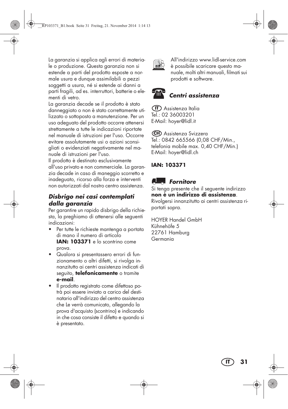 Silvercrest SSM 175 B2 User Manual | Page 33 / 46