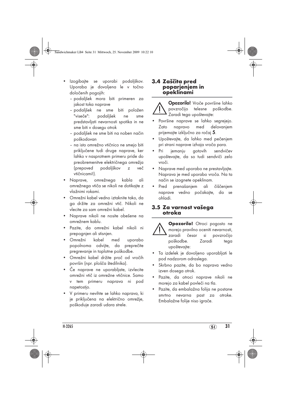 Silvercrest H-3265 User Manual | Page 33 / 70