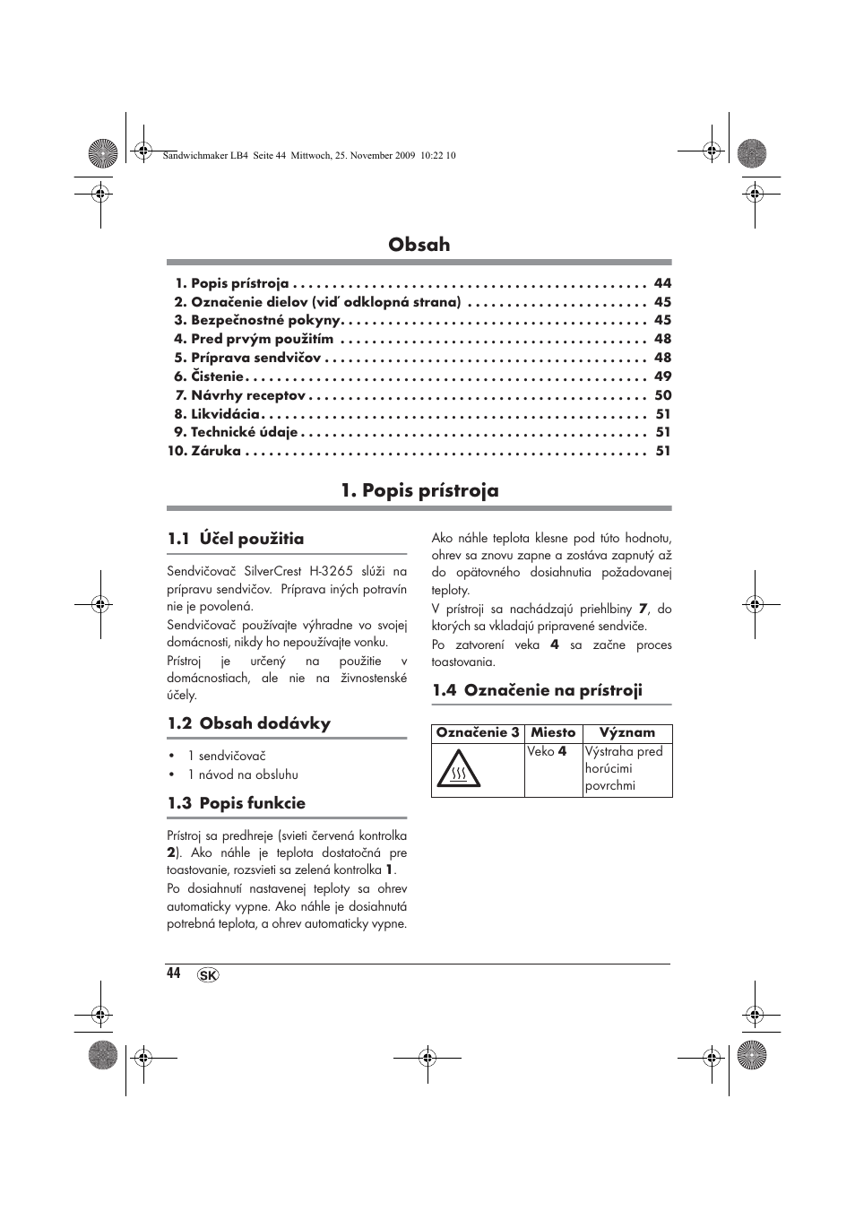 Silvercrest H-3265 User Manual | Page 46 / 70