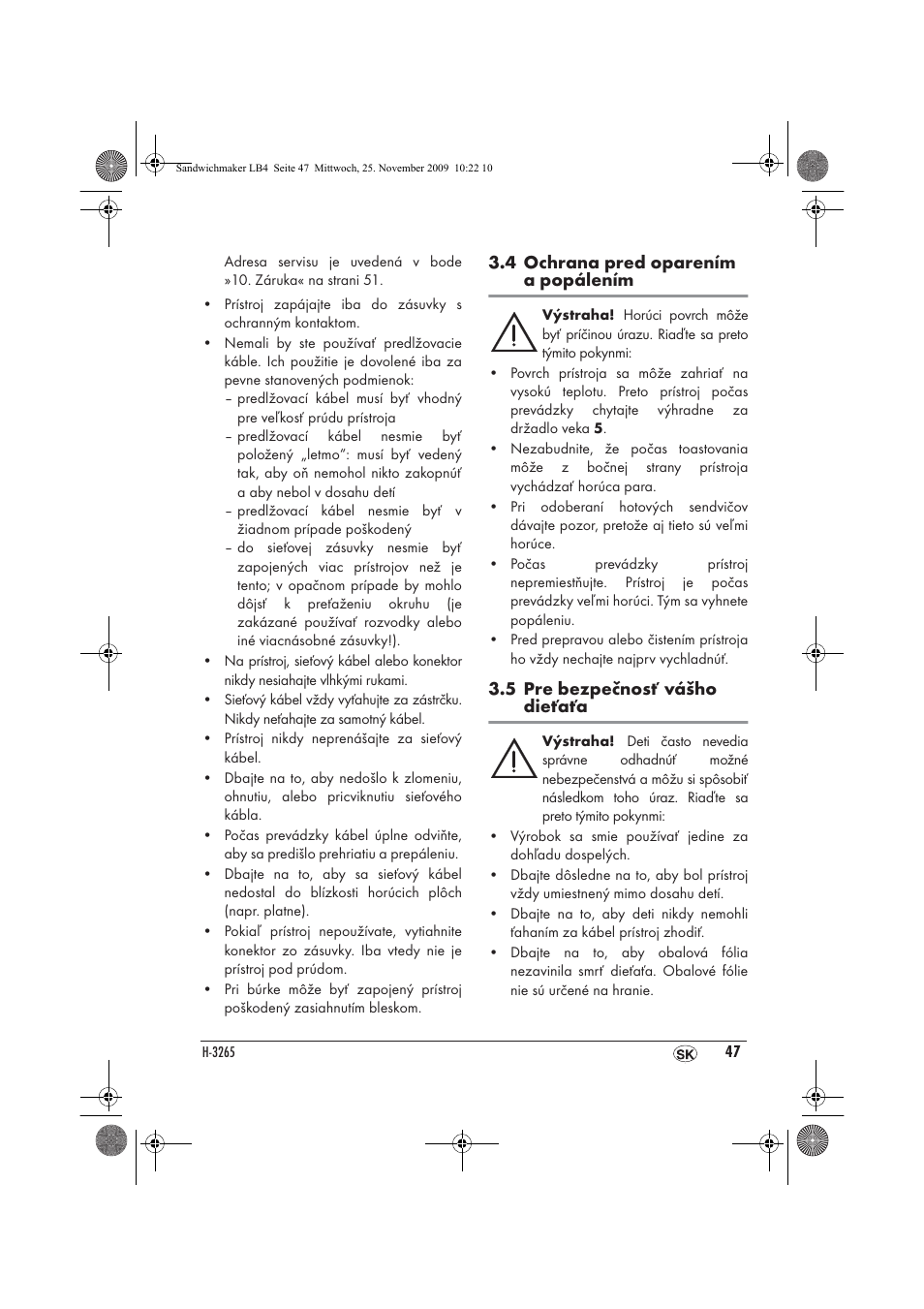 Silvercrest H-3265 User Manual | Page 49 / 70