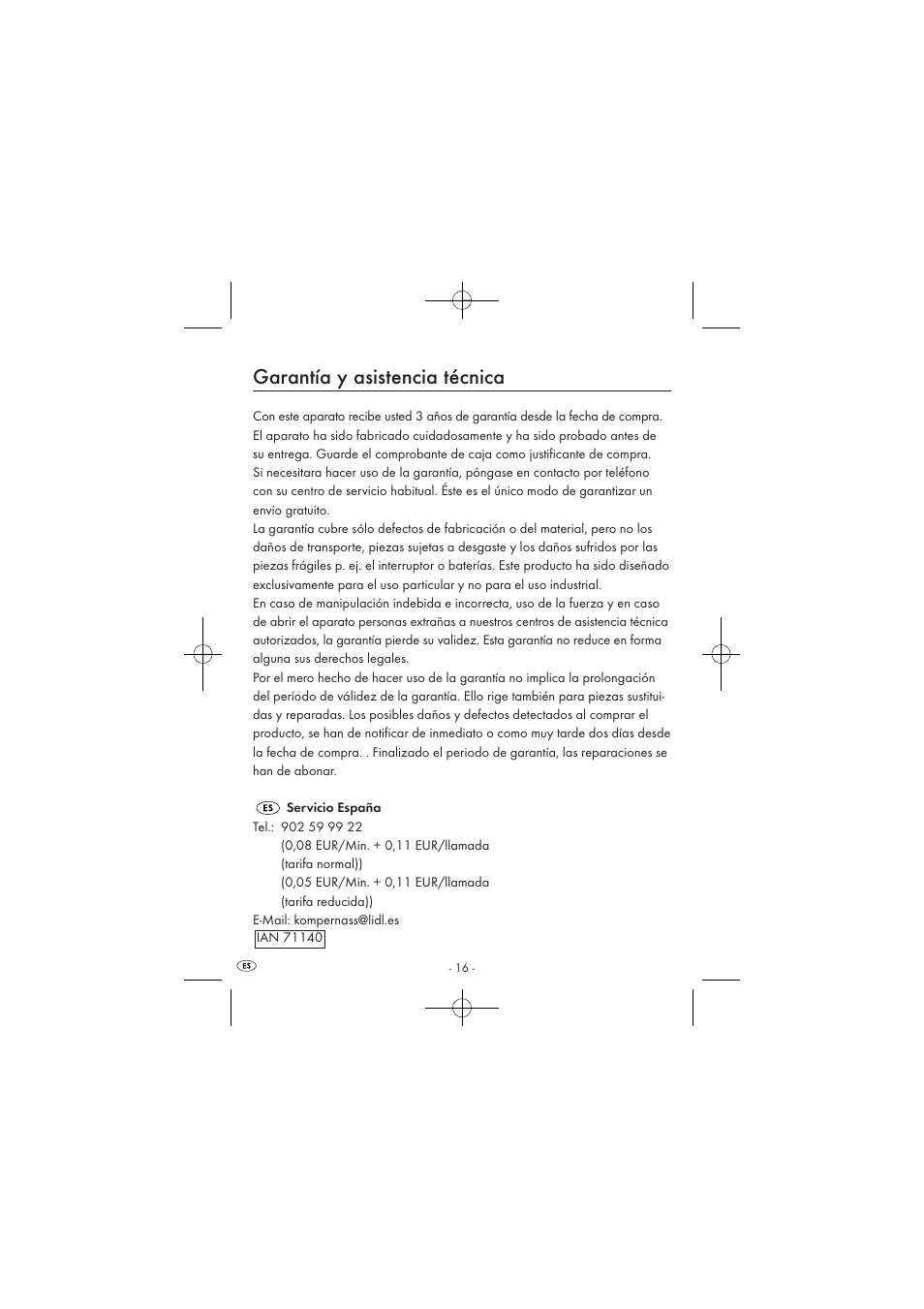 Garantía y asistencia técnica | Silvercrest SPUV 90 A1/SPUH 90 A1 User Manual | Page 18 / 82