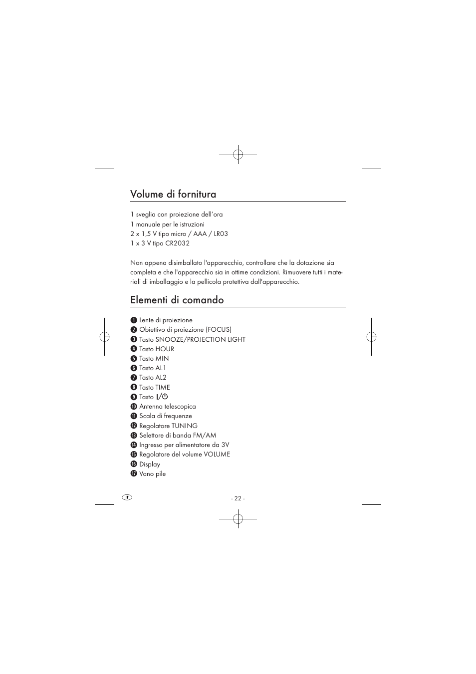 Volume di fornitura, Elementi di comando | Silvercrest SPUV 90 A1/SPUH 90 A1 User Manual | Page 24 / 82