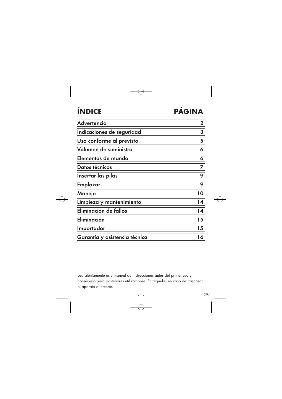 Índice página | Silvercrest SPUV 90 A1/SPUH 90 A1 User Manual | Page 3 / 82