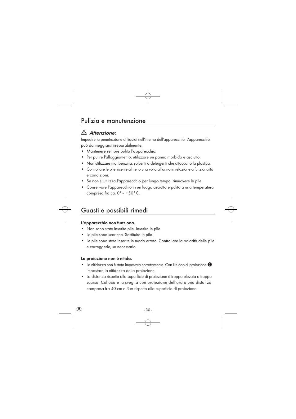 Pulizia e manutenzione, Guasti e possibili rimedi | Silvercrest SPUV 90 A1/SPUH 90 A1 User Manual | Page 32 / 82