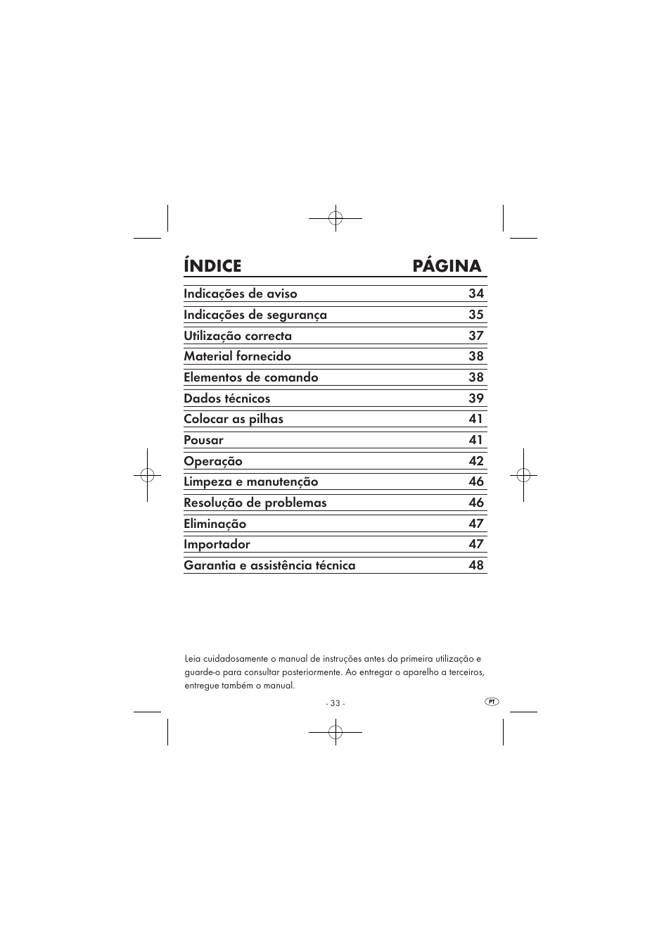 Índice página | Silvercrest SPUV 90 A1/SPUH 90 A1 User Manual | Page 35 / 82