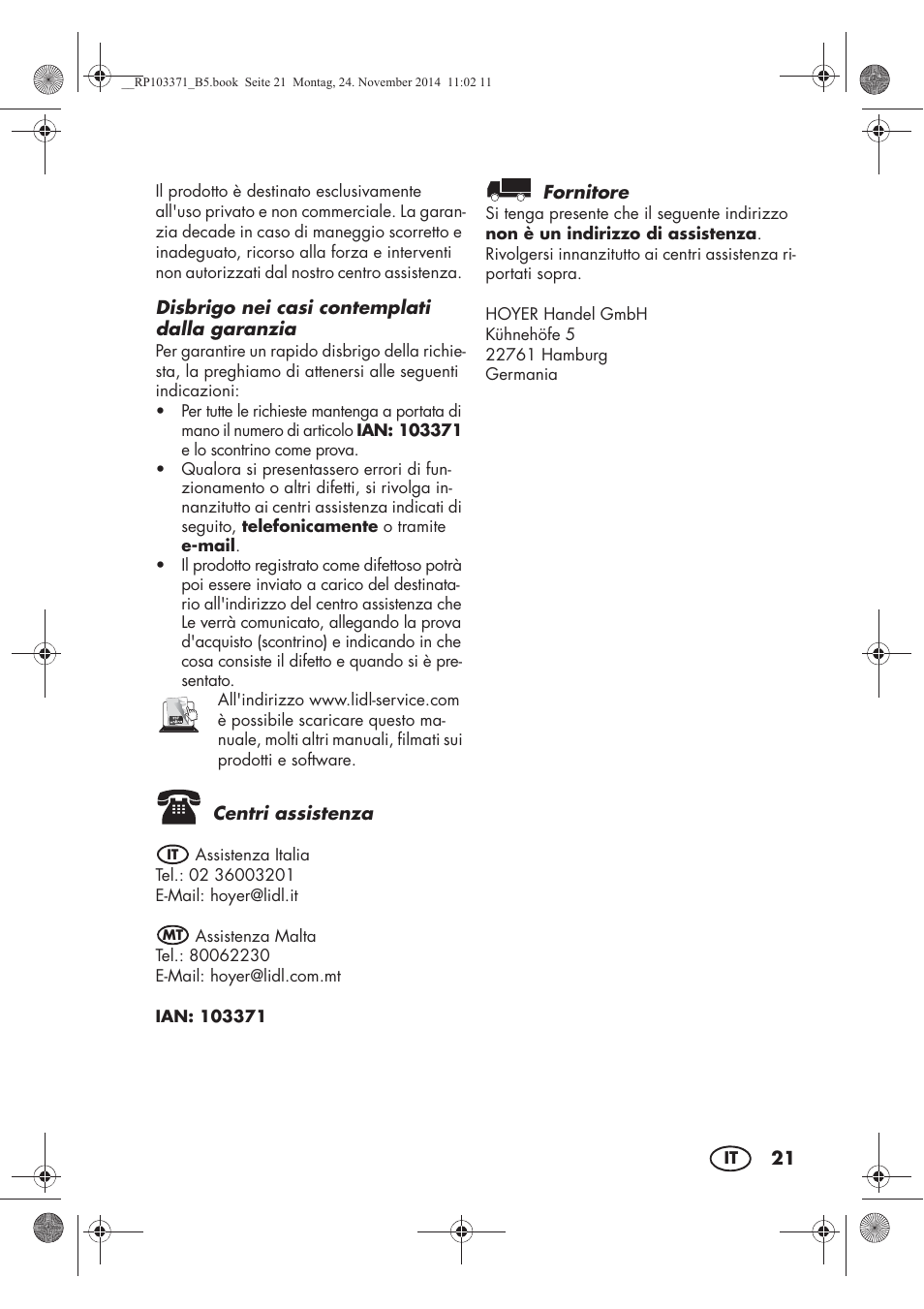 Silvercrest SSM 175 B2 User Manual | Page 23 / 54