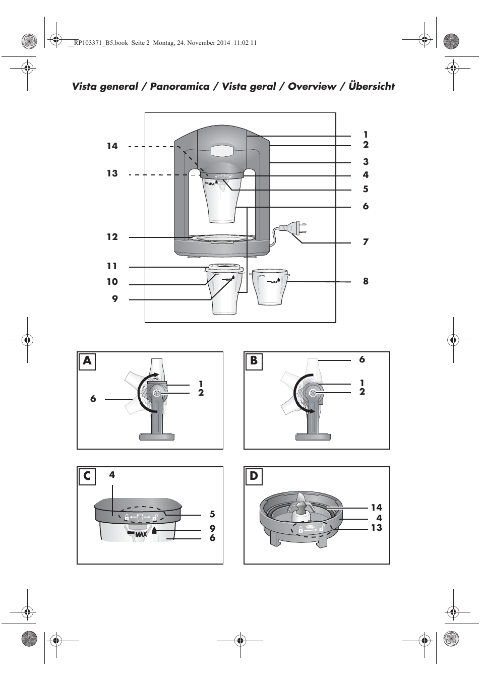 Silvercrest SSM 175 B2 User Manual | Page 3 / 54