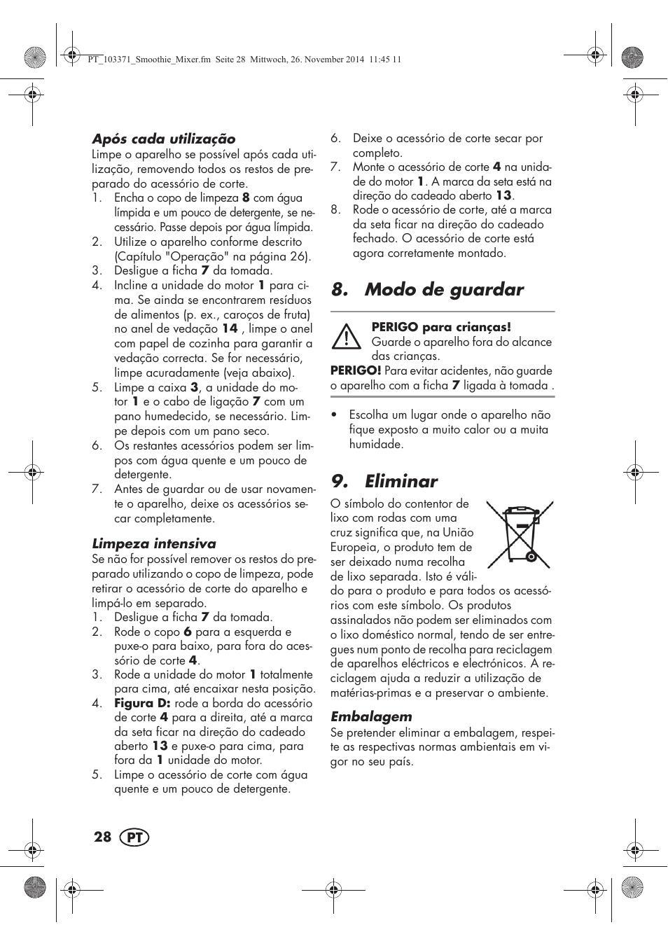 Modo de guardar, Eliminar | Silvercrest SSM 175 B2 User Manual | Page 30 / 54