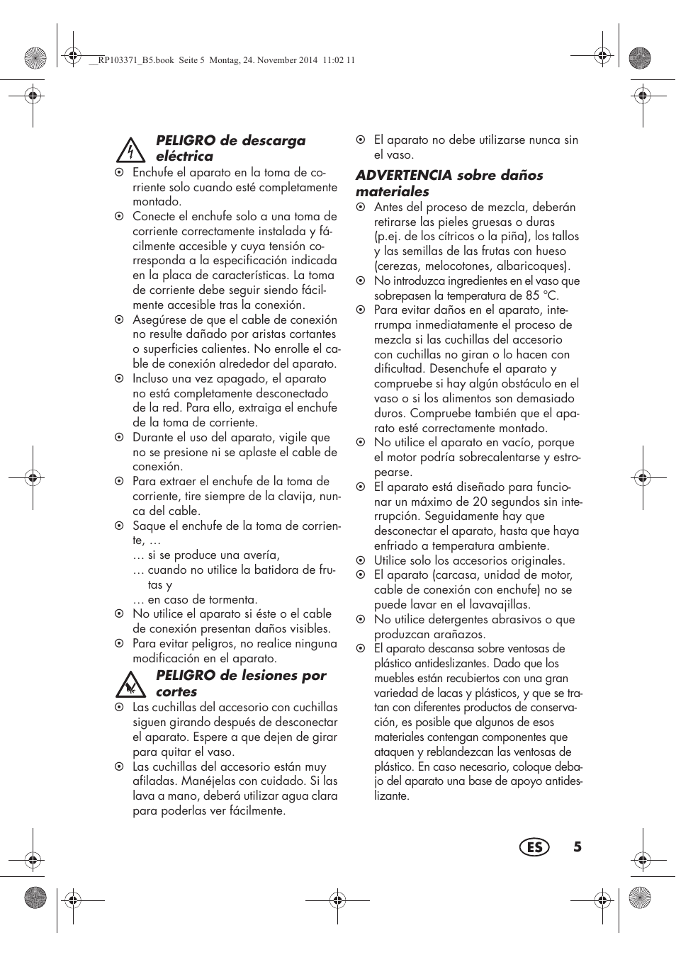 Silvercrest SSM 175 B2 User Manual | Page 7 / 54