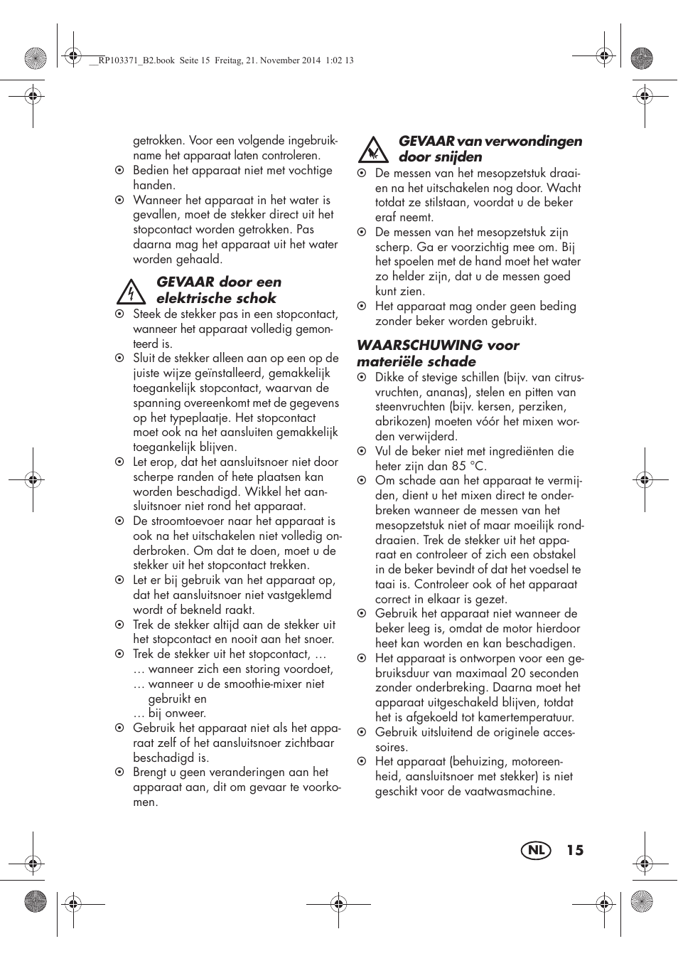 Silvercrest SSM 175 B2 User Manual | Page 17 / 46