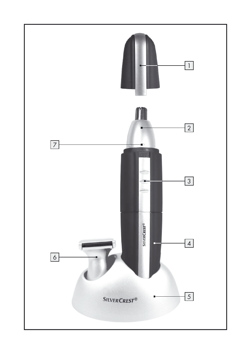 Silvercrest Nose & Ear Hair Trimmer User Manual | Page 3 / 65