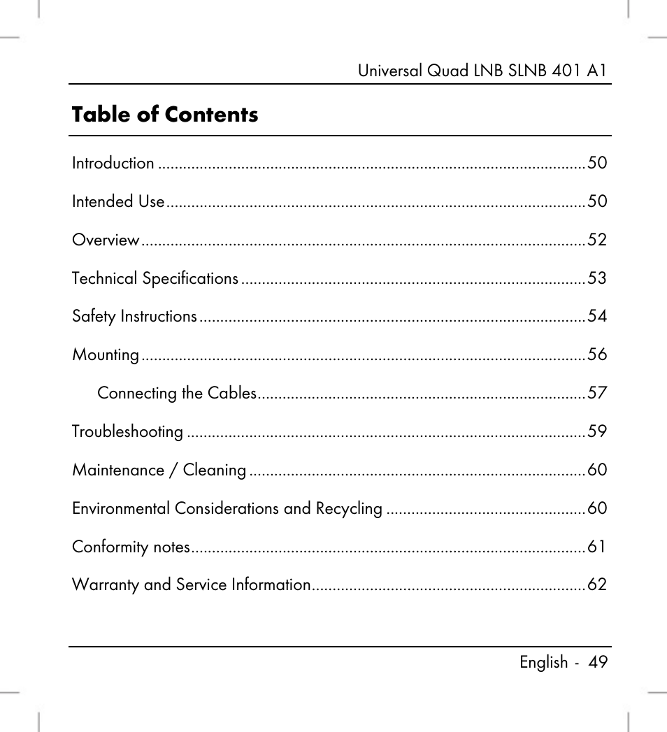 Silvercrest SLNB 401 A1 User Manual | Page 51 / 68