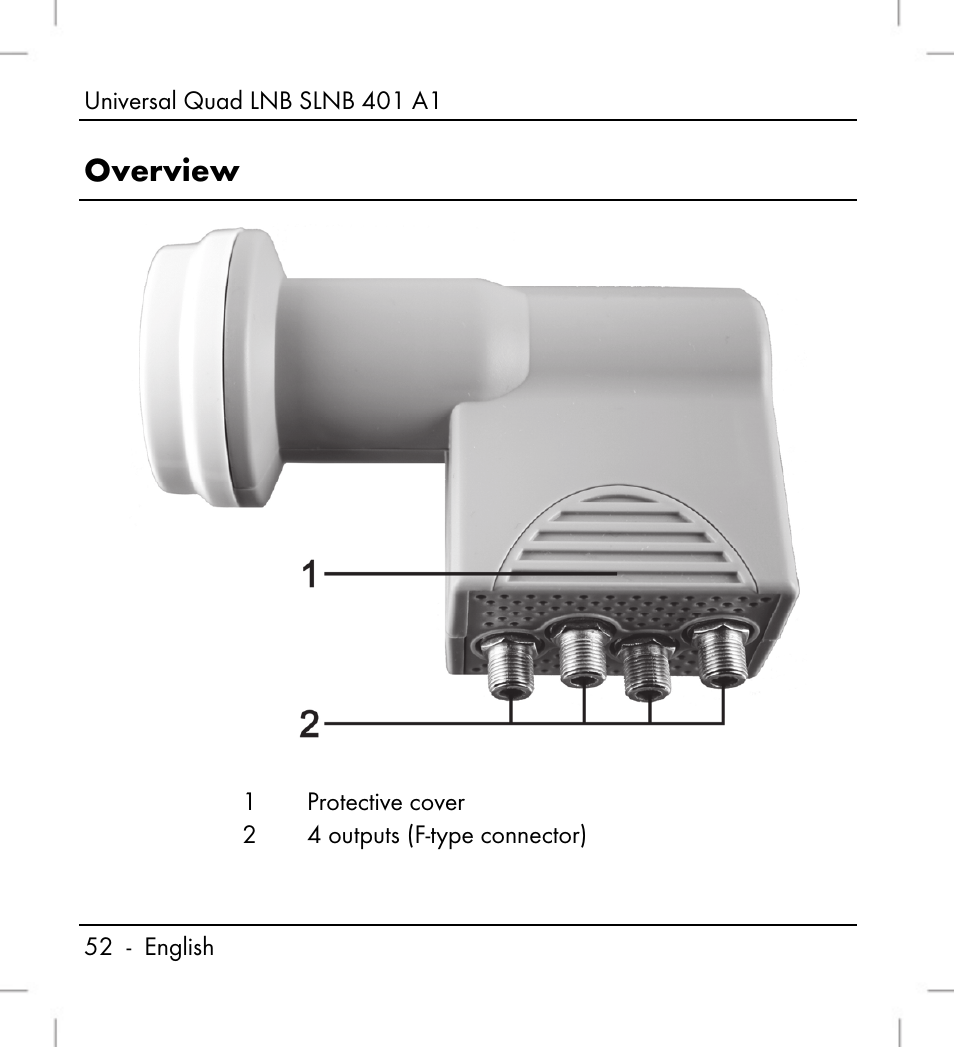 Overview | Silvercrest SLNB 401 A1 User Manual | Page 54 / 68