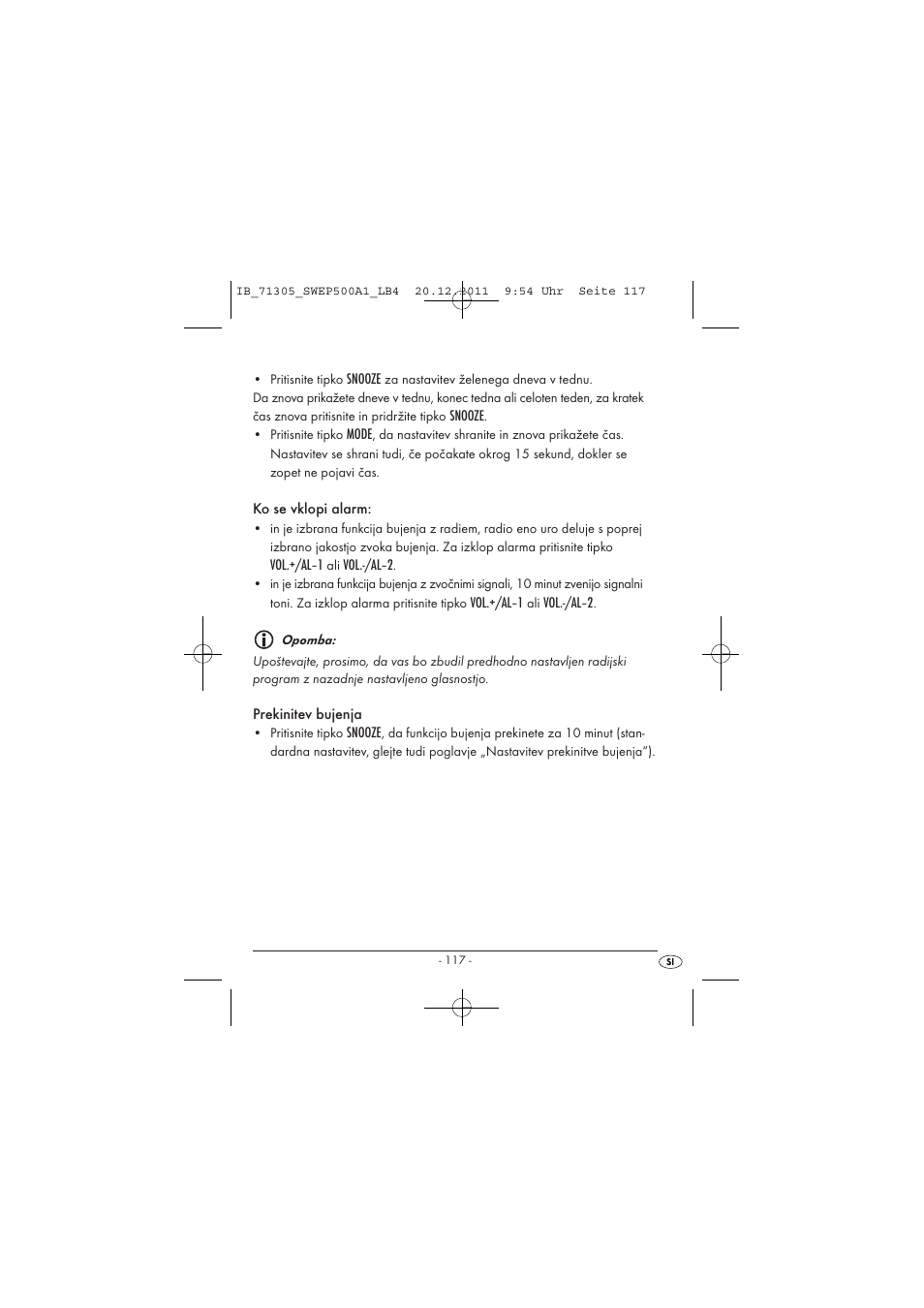 Silvercrest SWEP 500 A1 User Manual | Page 119 / 226