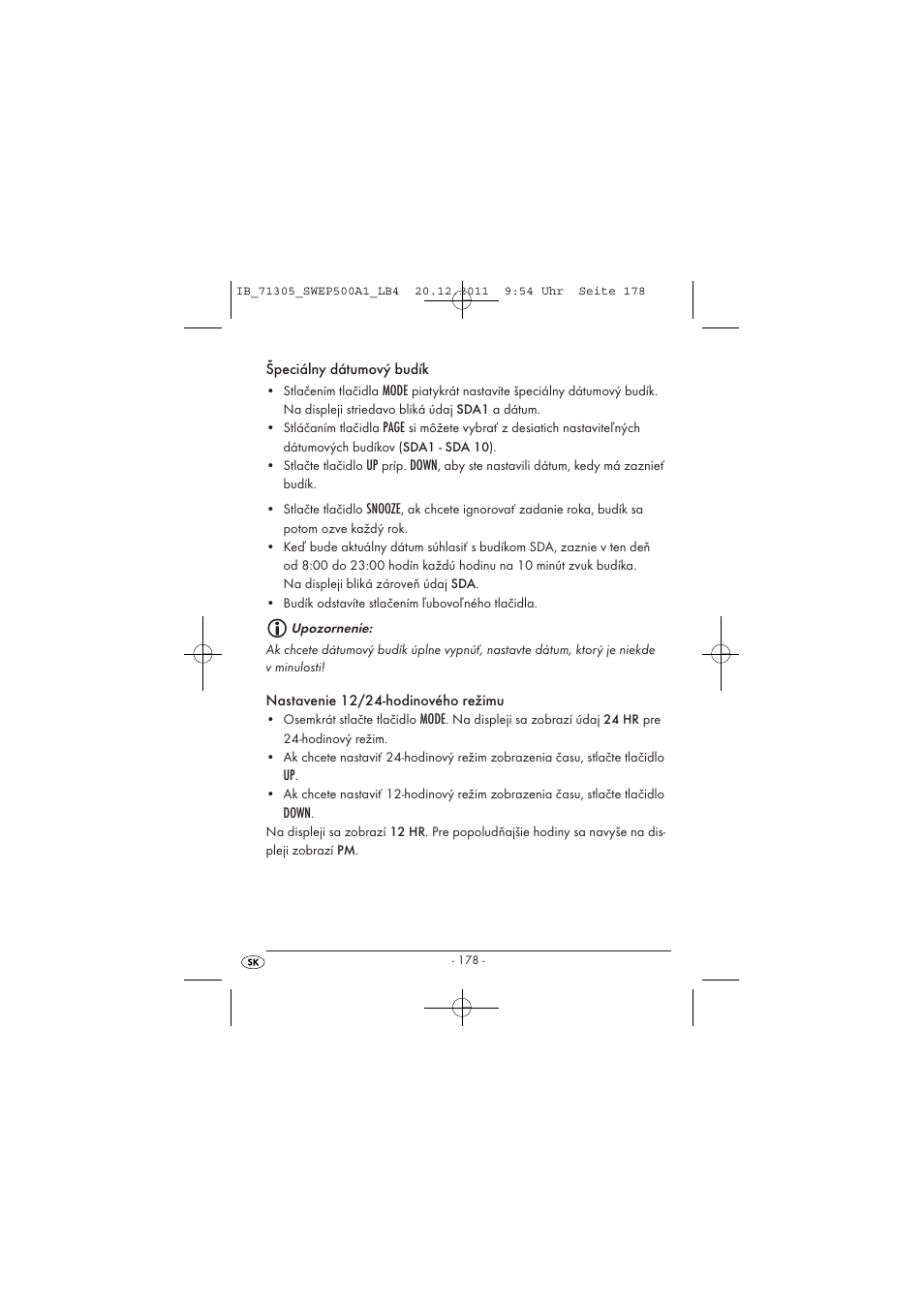 Silvercrest SWEP 500 A1 User Manual | Page 180 / 226