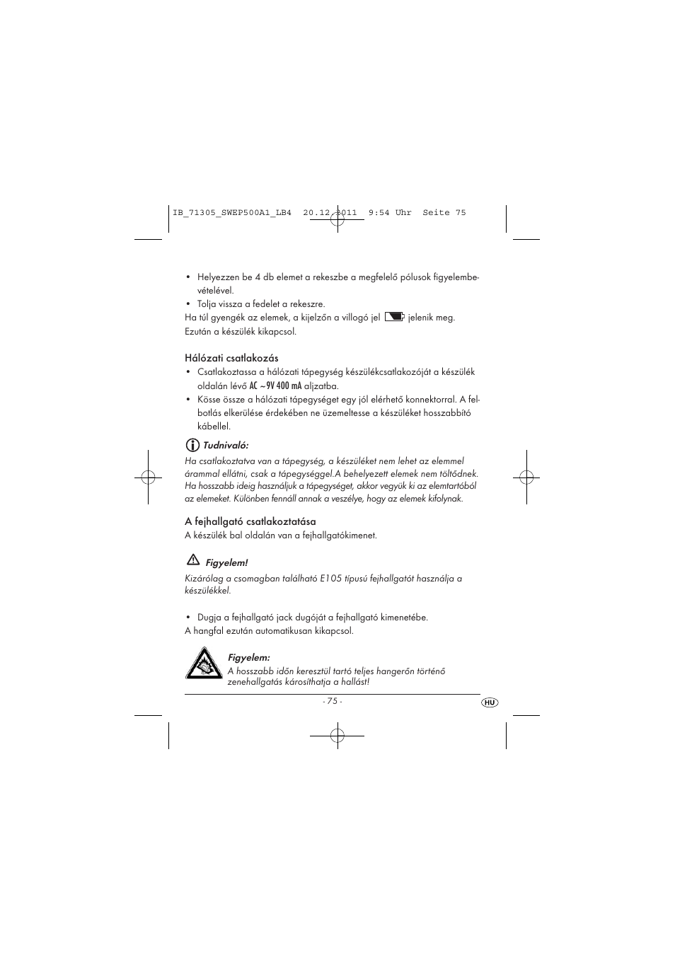 Silvercrest SWEP 500 A1 User Manual | Page 77 / 226