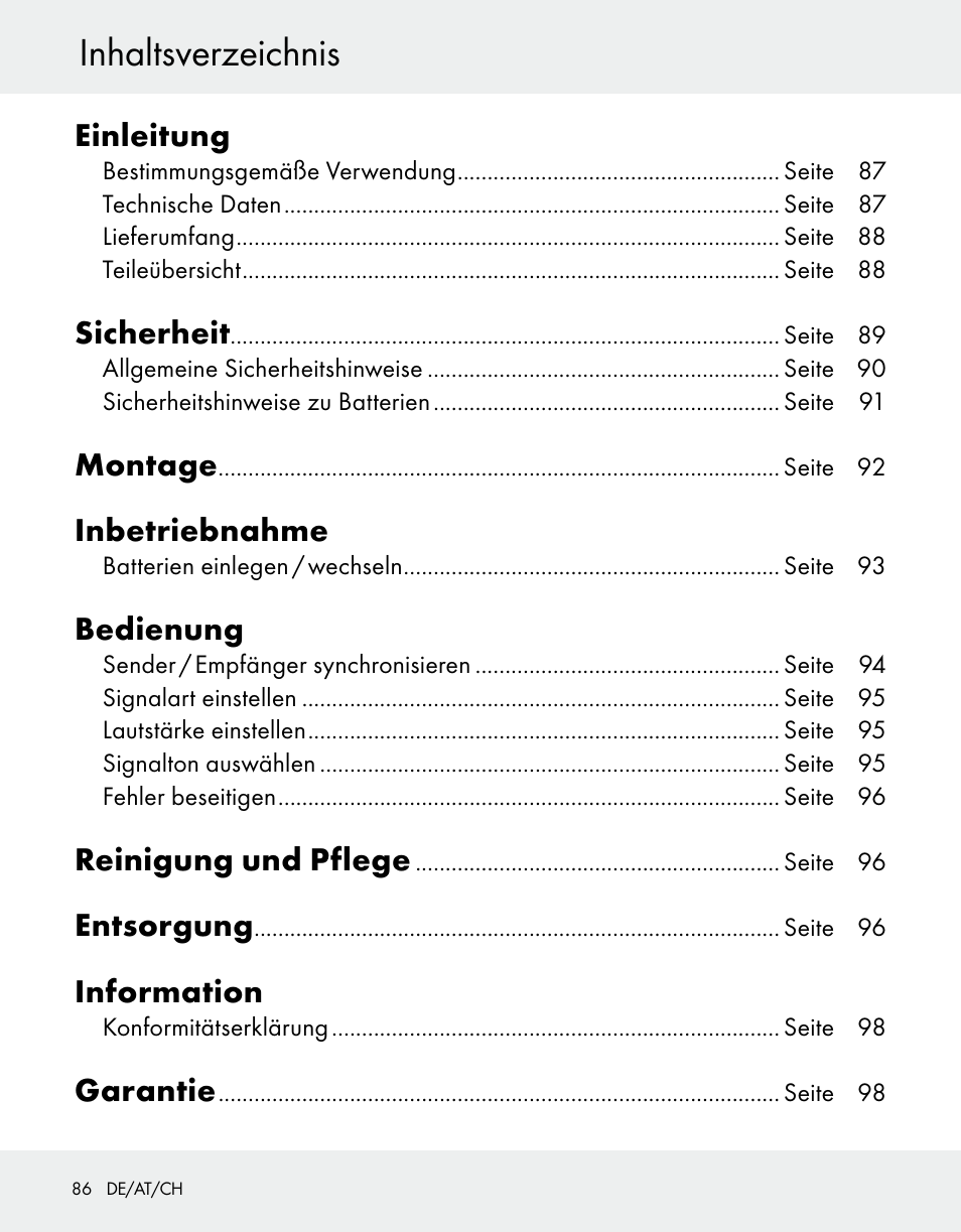 Silvercrest Z31370A/Z31370B User Manual | Page 86 / 100