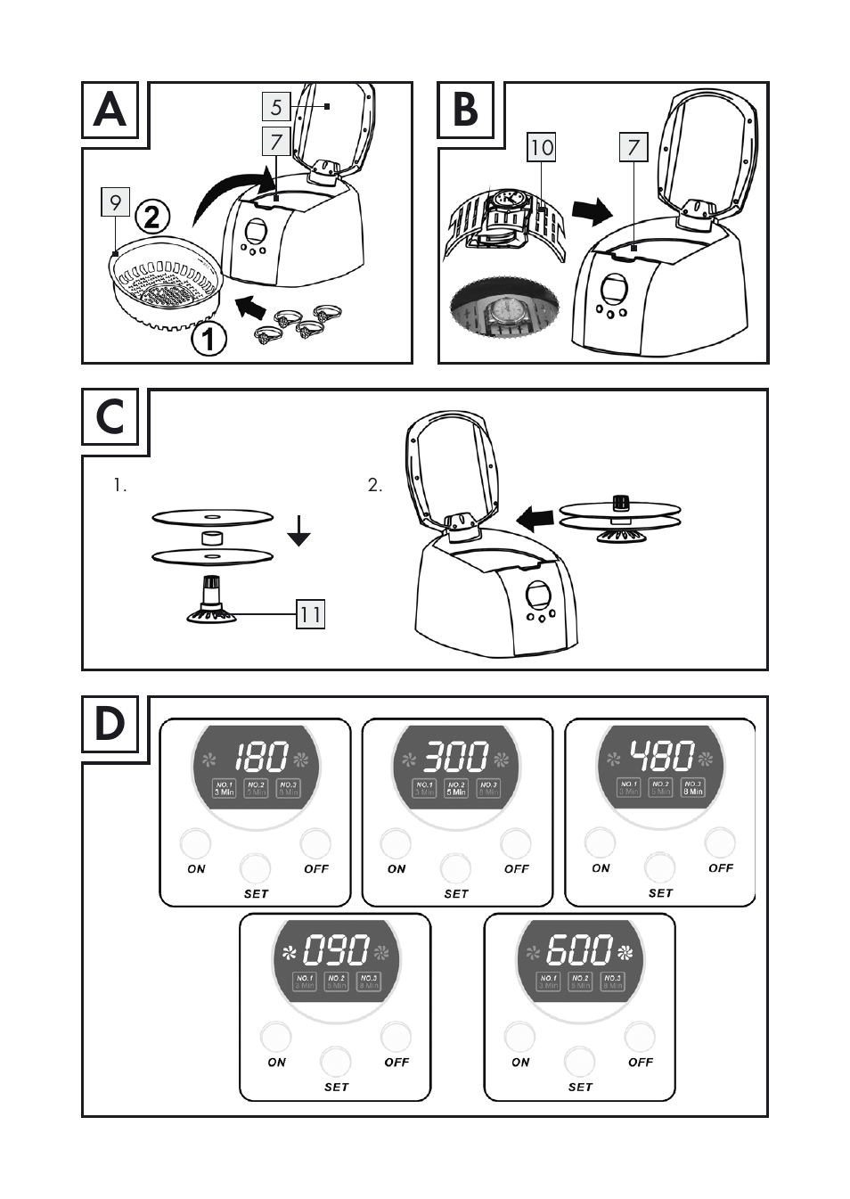 Ab c d | Silvercrest SUR 46 A1 User Manual | Page 4 / 109