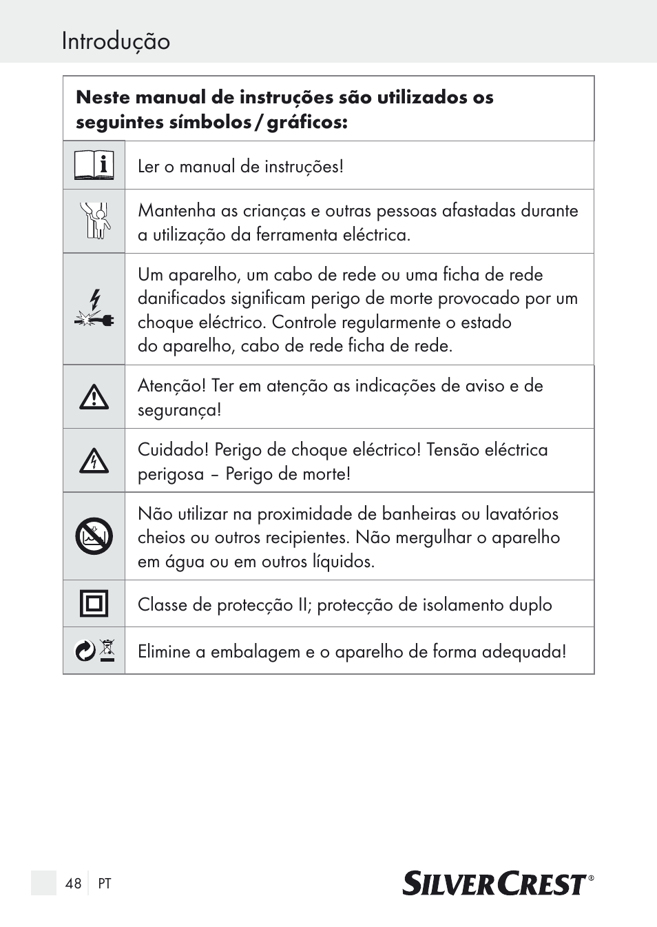 Introdução | Silvercrest SUR 46 A1 User Manual | Page 48 / 109