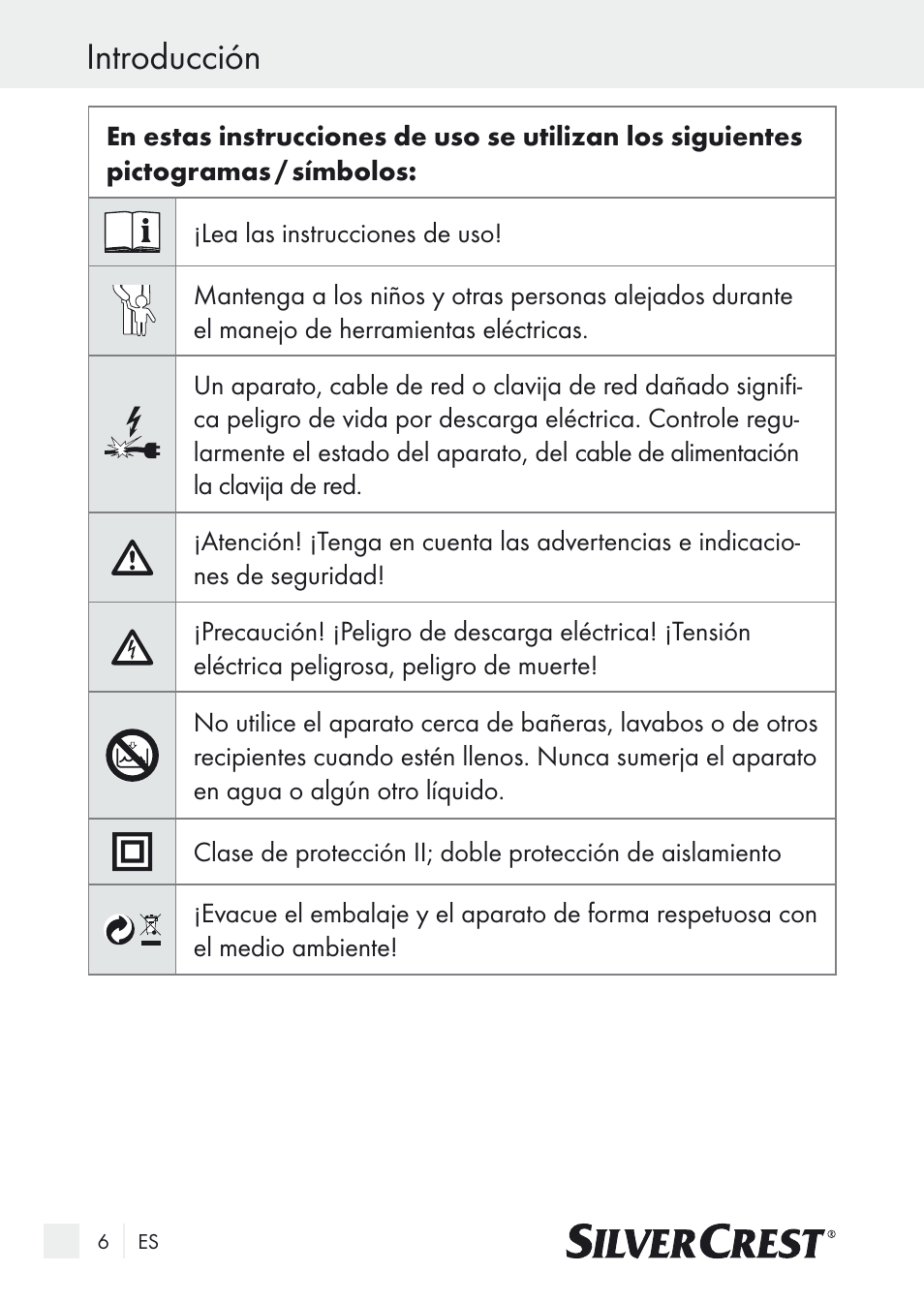 Introducción | Silvercrest SUR 46 A1 User Manual | Page 6 / 109