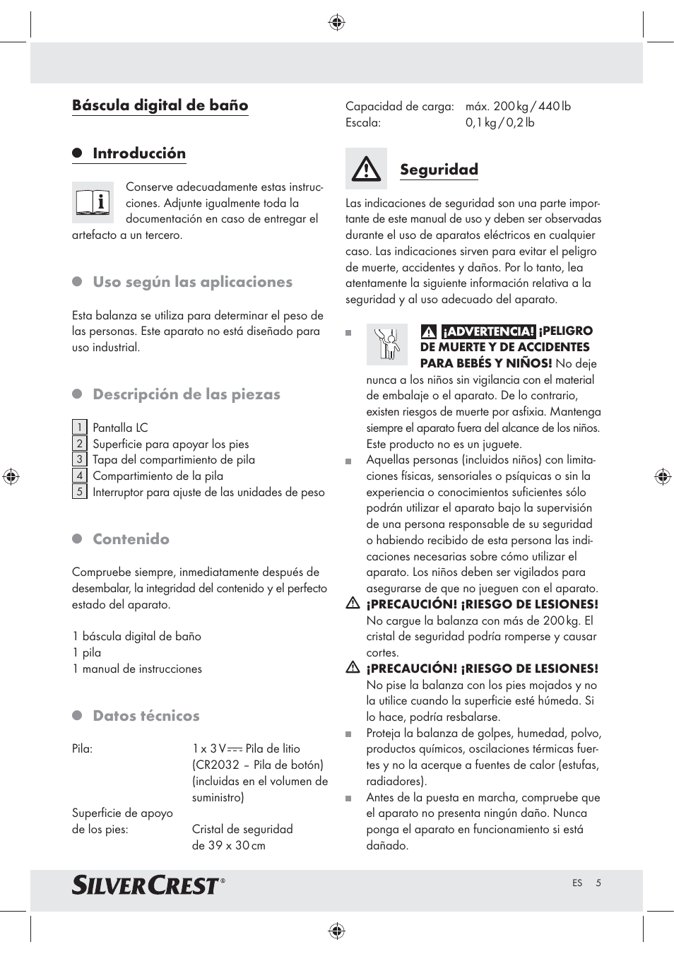 Silvercrest Z30965 User Manual | Page 5 / 21