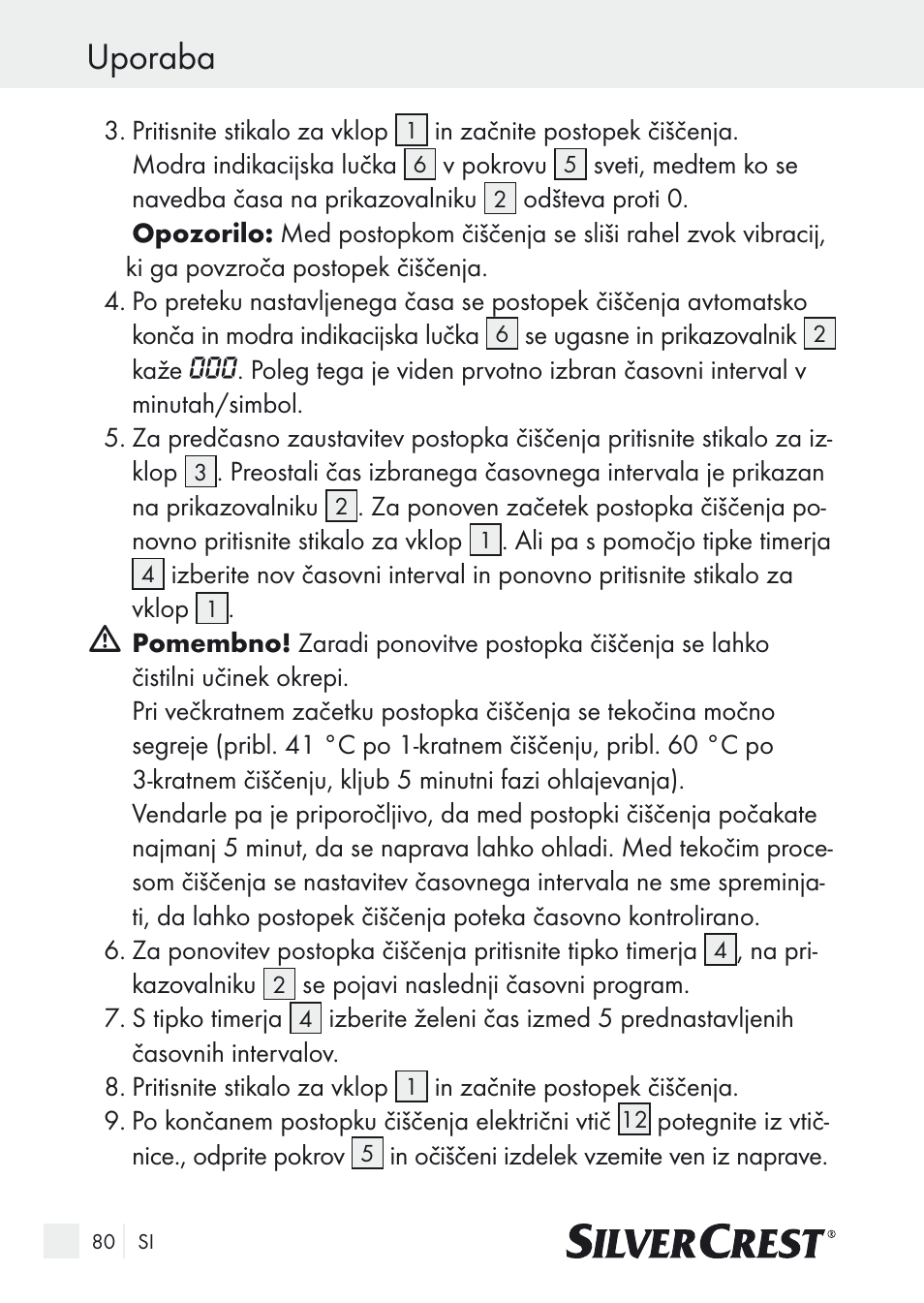 Uporaba | Silvercrest SUR 46 A1 User Manual | Page 80 / 149