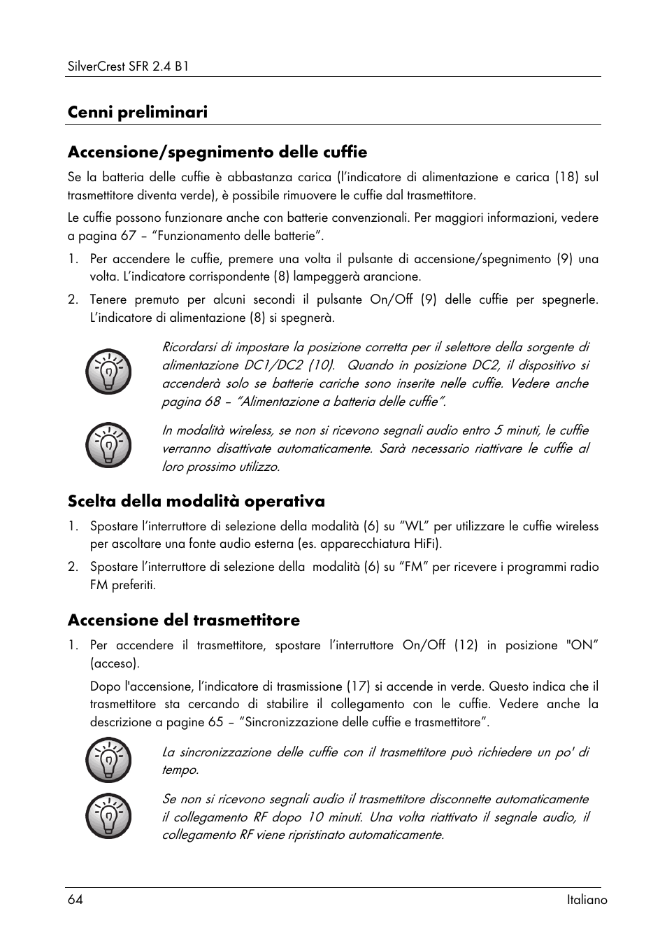 Silvercrest SFR 2.4 B1 User Manual | Page 66 / 100
