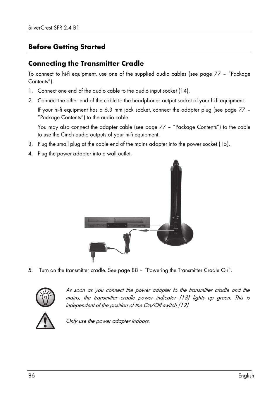 Silvercrest SFR 2.4 B1 User Manual | Page 88 / 100