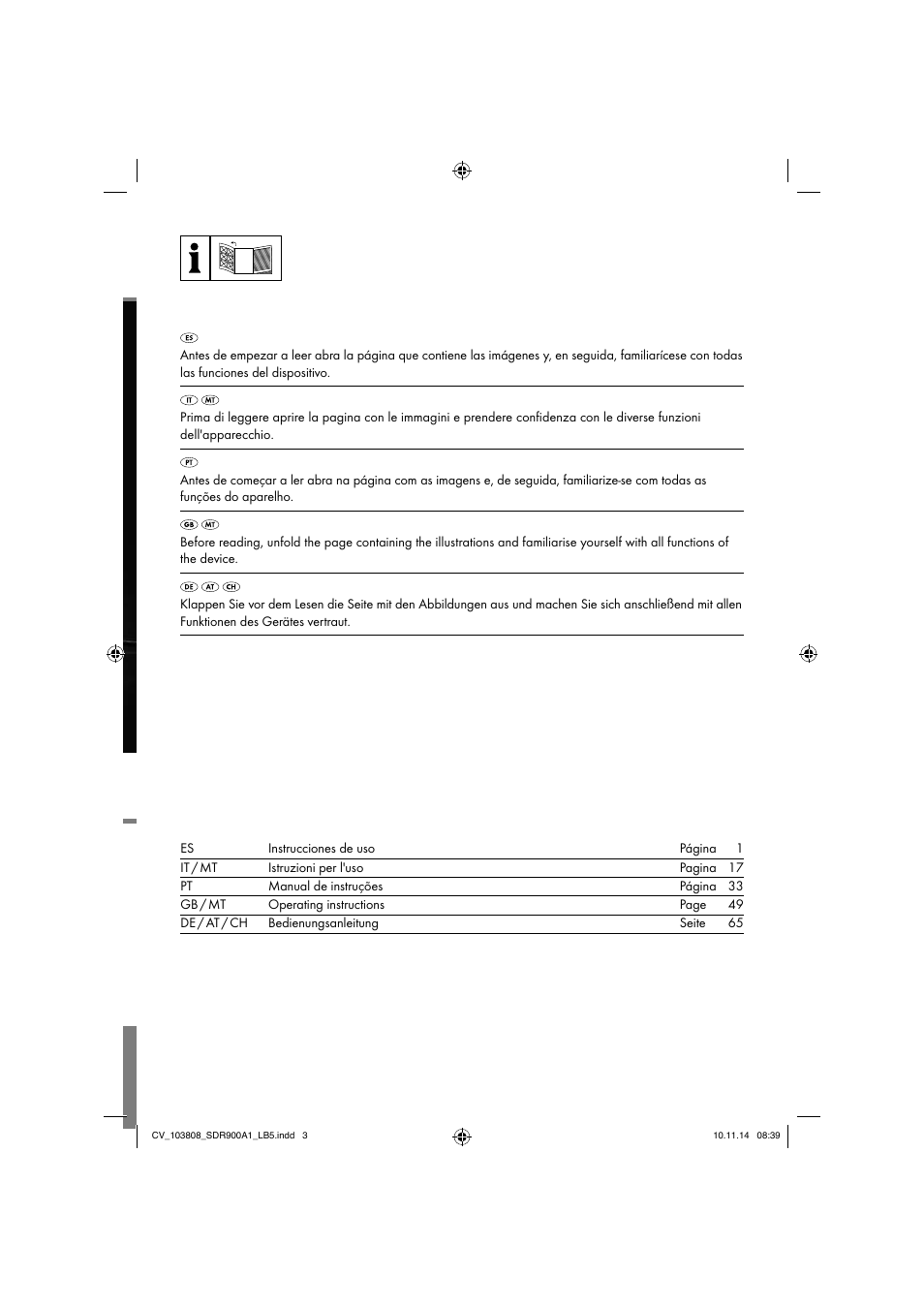 Silvercrest SDR 900 A1 User Manual | Page 2 / 84