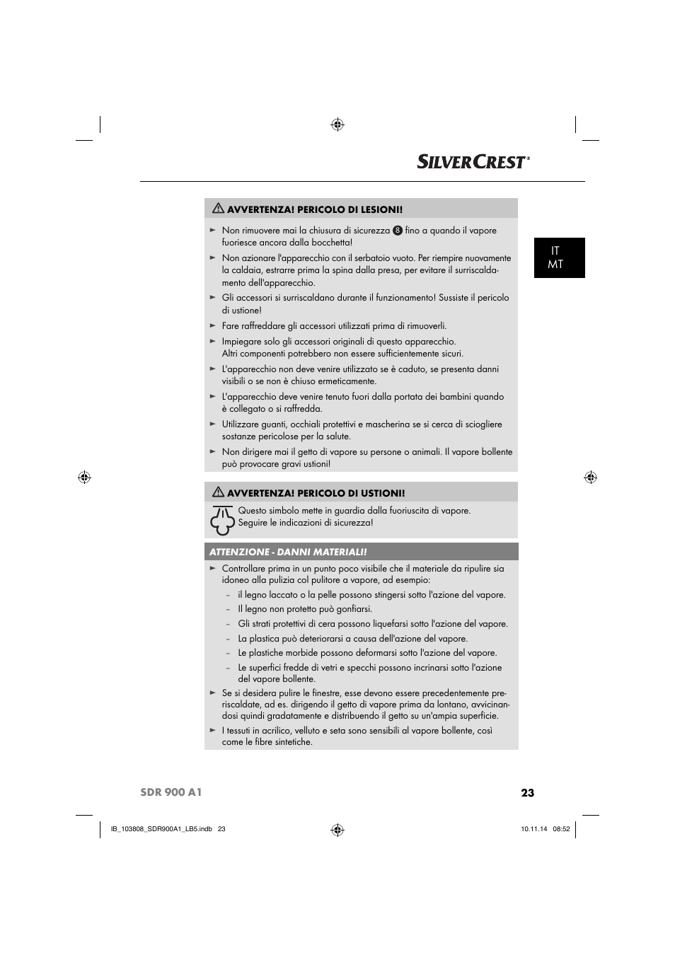 It mt | Silvercrest SDR 900 A1 User Manual | Page 26 / 84