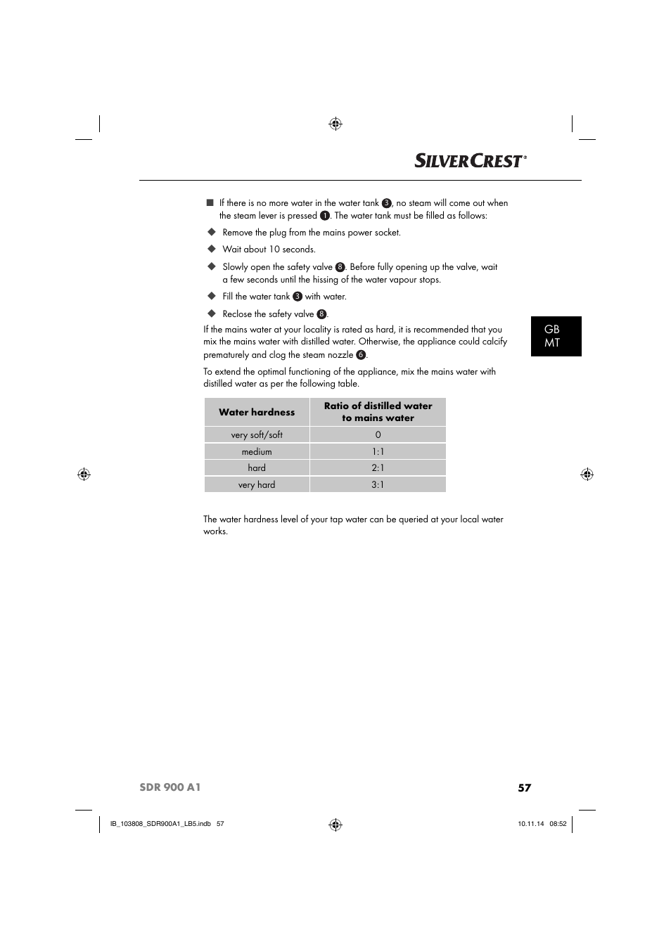 Gb mt | Silvercrest SDR 900 A1 User Manual | Page 60 / 84