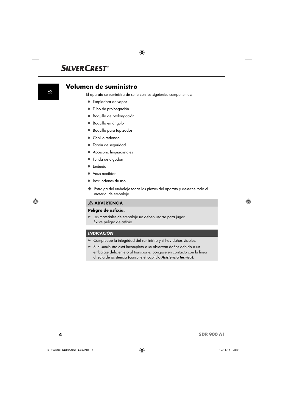 Volumen de suministro | Silvercrest SDR 900 A1 User Manual | Page 7 / 84