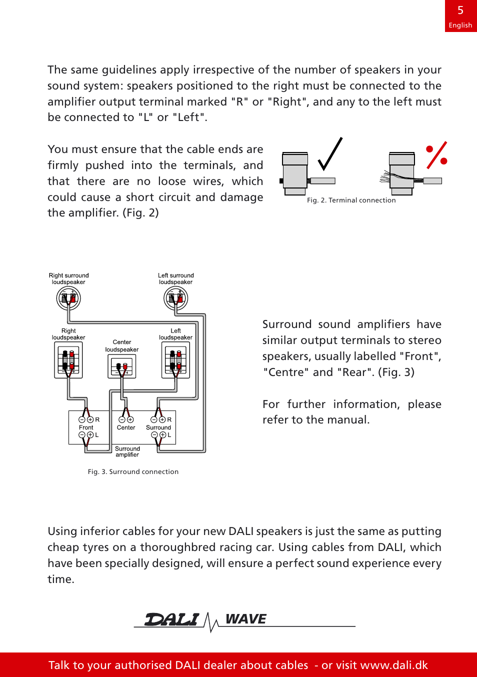 Wave | DALI Loudspeakers speakers User Manual | Page 5 / 16