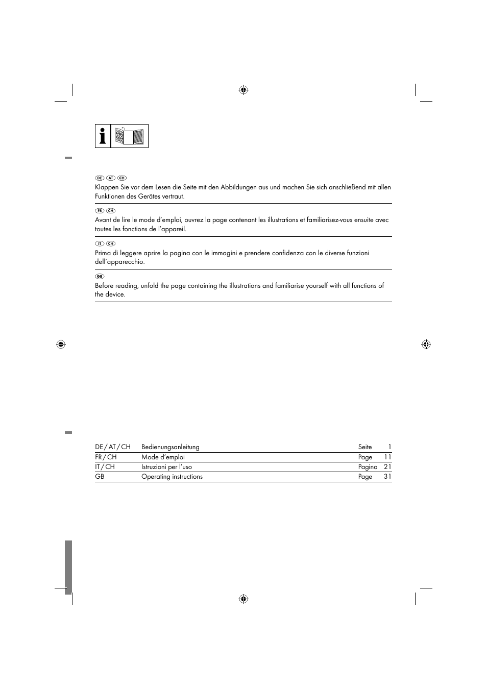 Silvercrest SFR 3.7 A2 User Manual | Page 2 / 44