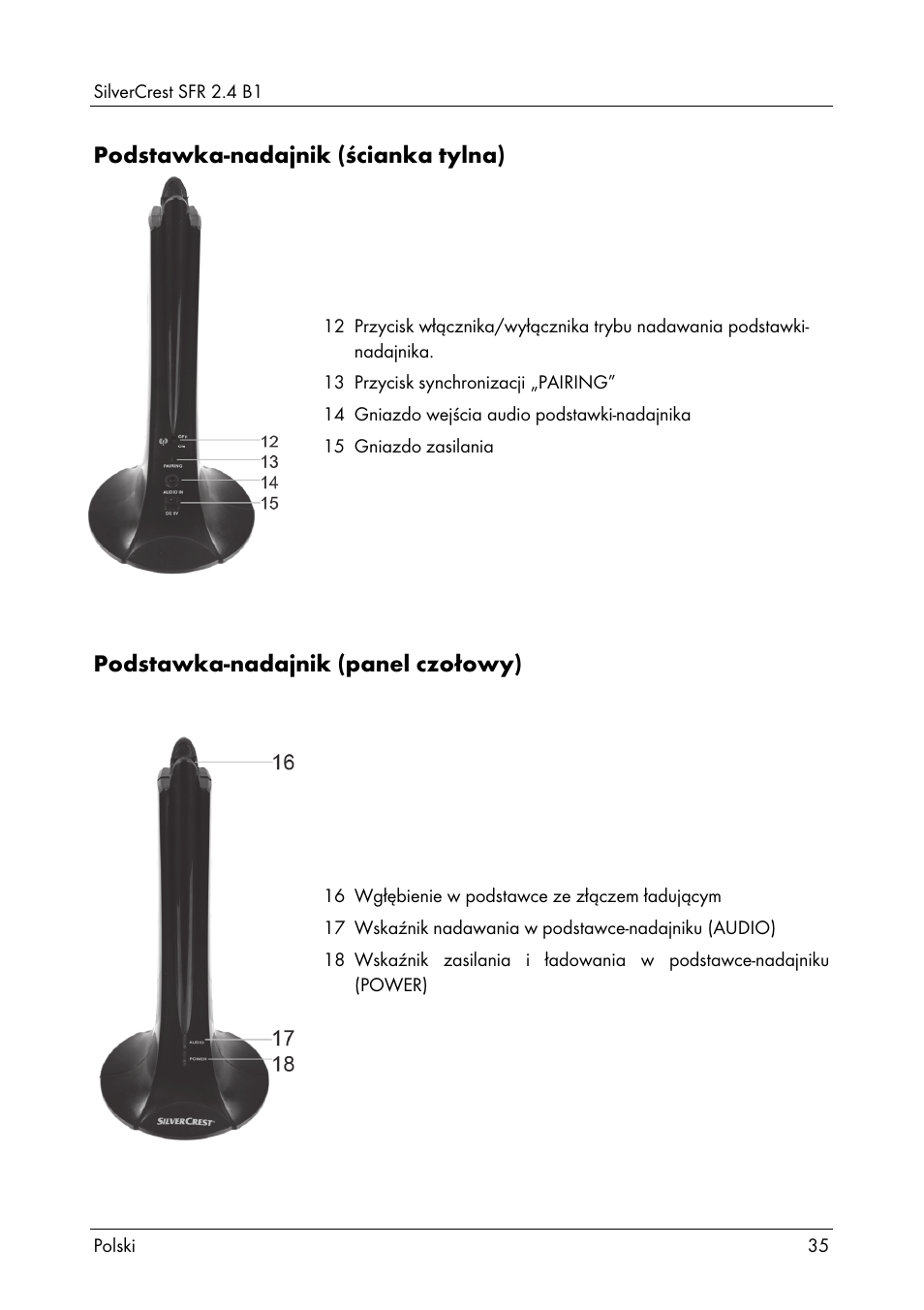Silvercrest SFR 2.4 B1 User Manual | Page 37 / 76