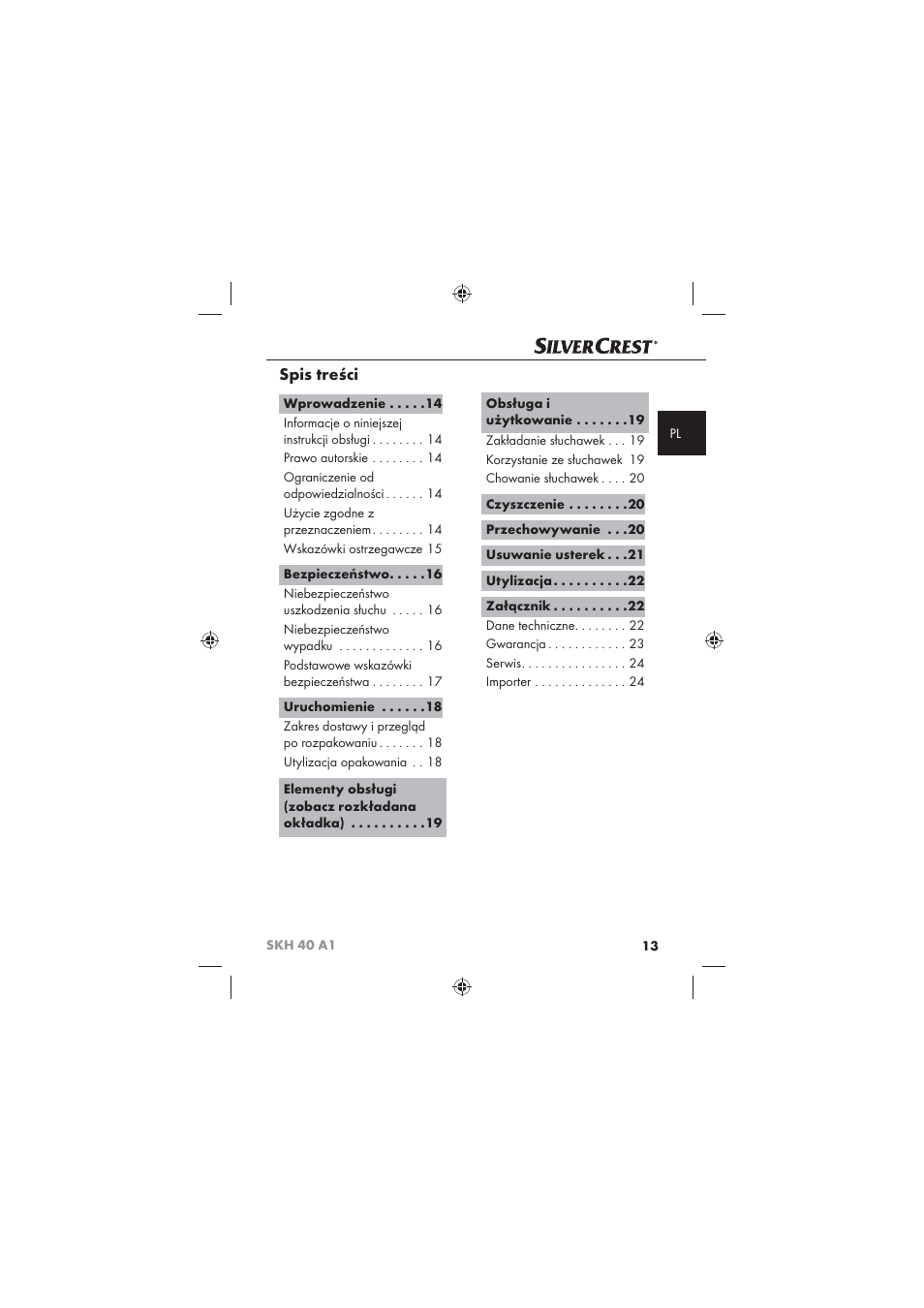 Silvercrest SKH 40 A1 User Manual | Page 15 / 74