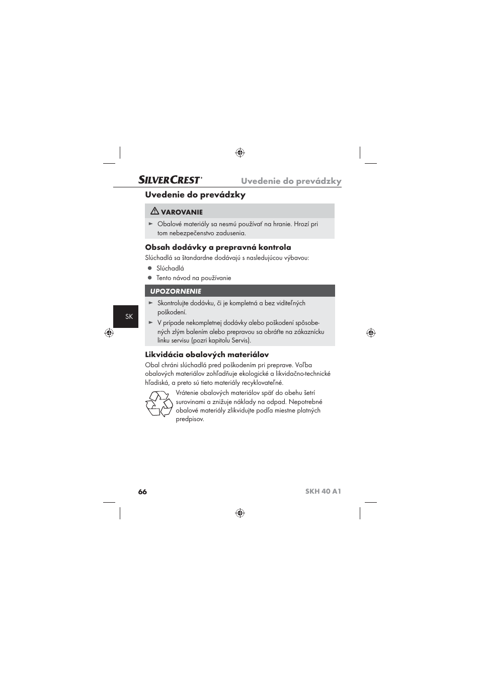 Silvercrest SKH 40 A1 User Manual | Page 68 / 74