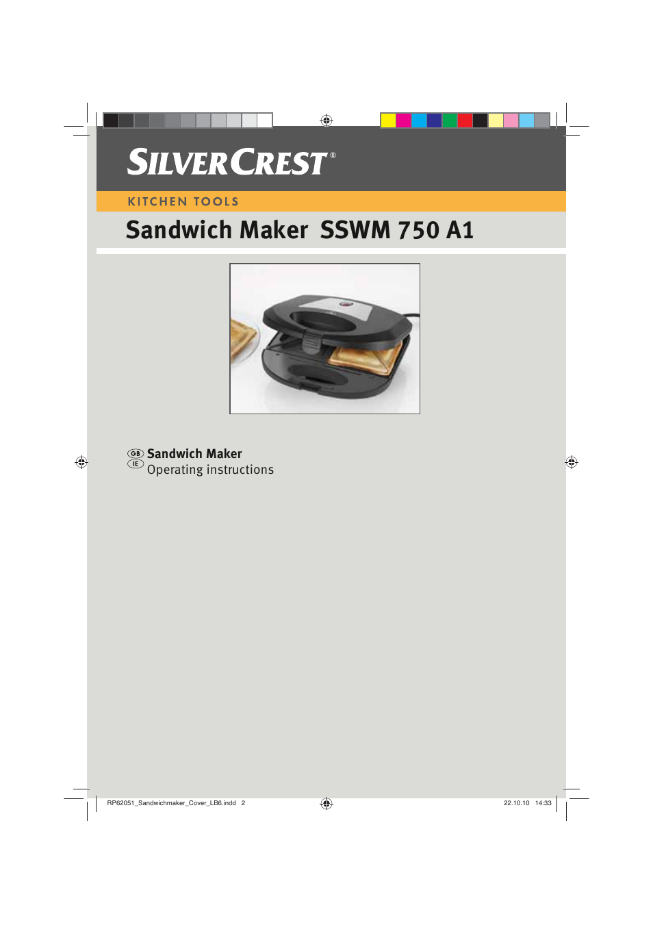 Silvercrest SSWM 750 A1 User Manual | 14 pages