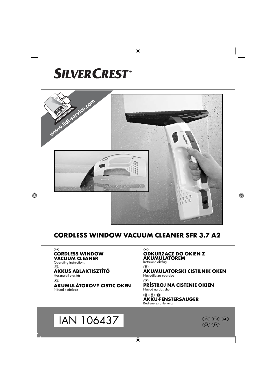 Silvercrest SFR 3.7 A2 User Manual | 74 pages