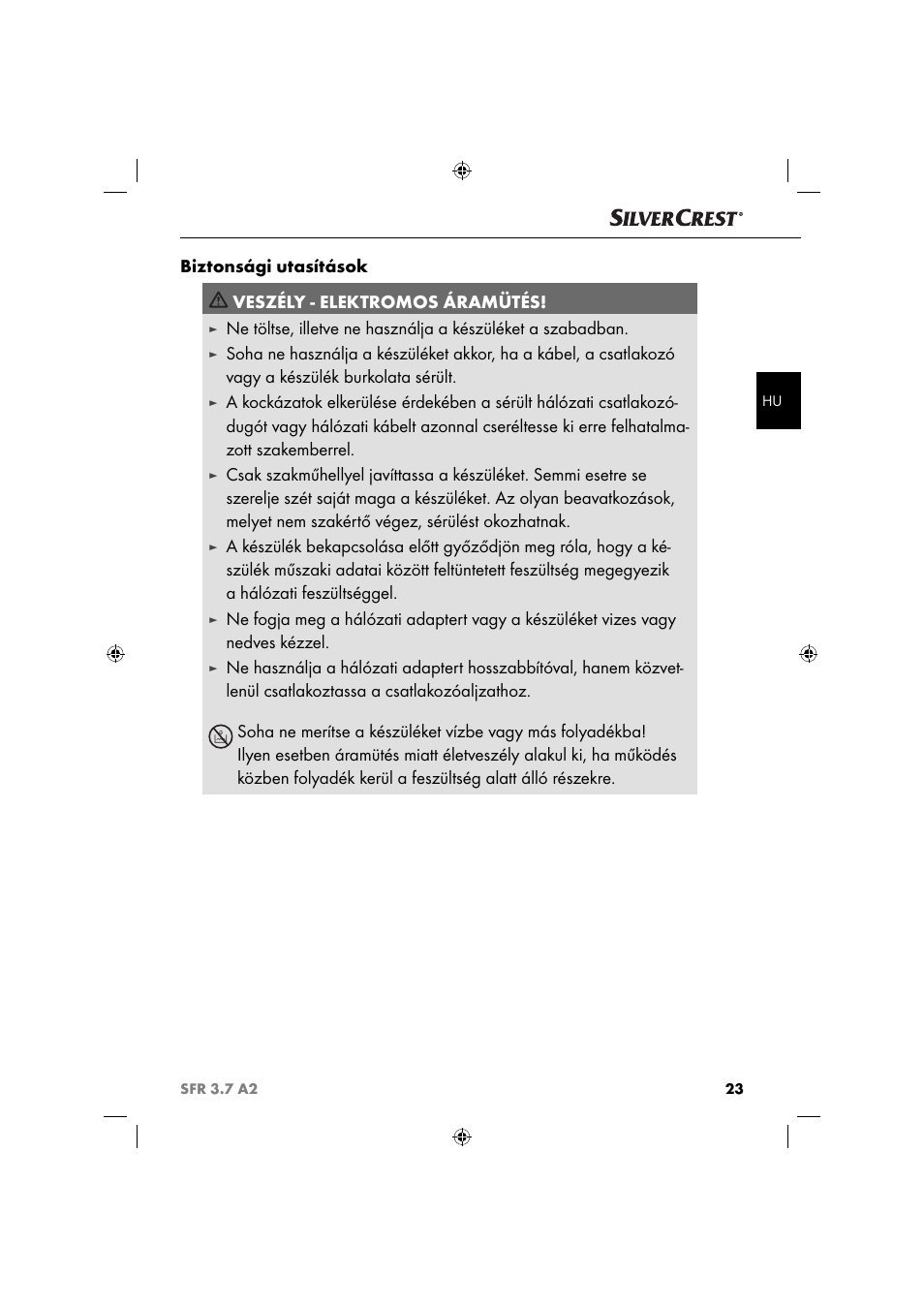 Silvercrest SFR 3.7 A2 User Manual | Page 26 / 74