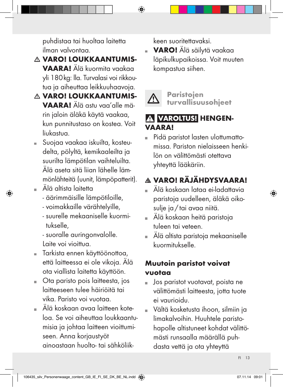 Silvercrest Z31912/Z31912A User Manual | Page 13 / 46
