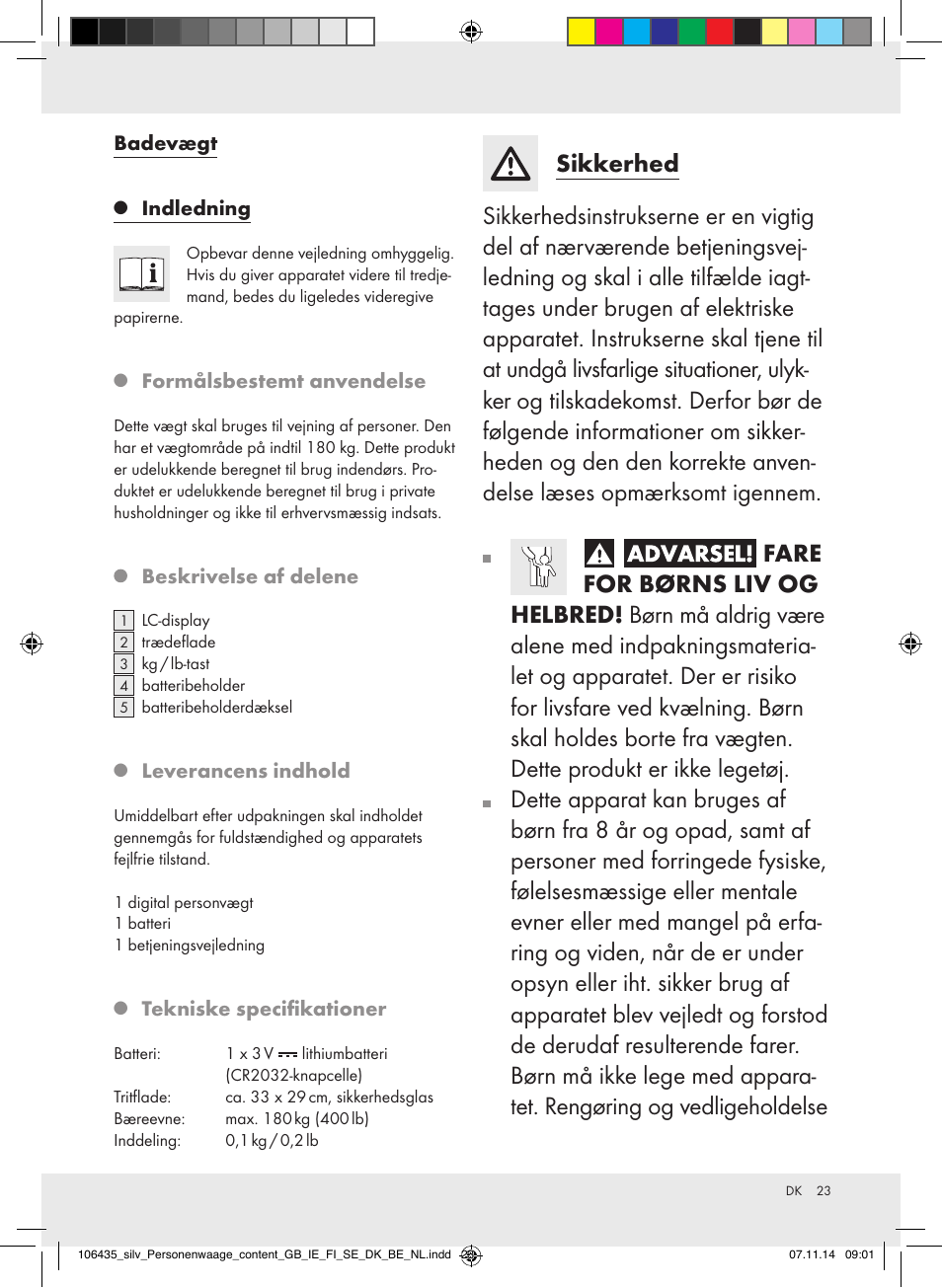 Silvercrest Z31912/Z31912A User Manual | Page 23 / 46