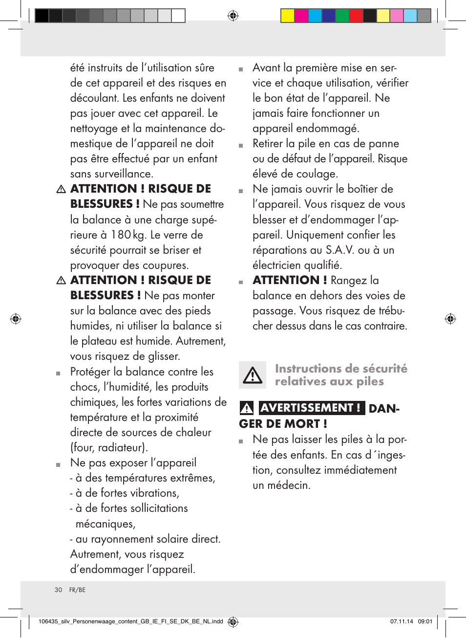 Silvercrest Z31912/Z31912A User Manual | Page 30 / 46