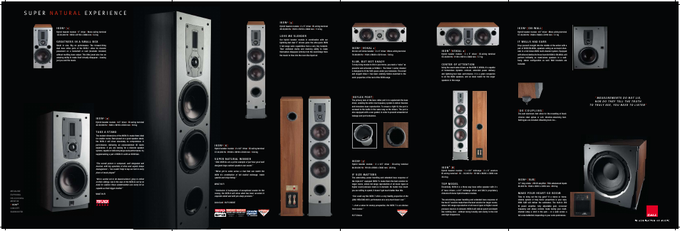 DALI Loudspeakers IKON User Manual | Page 2 / 2